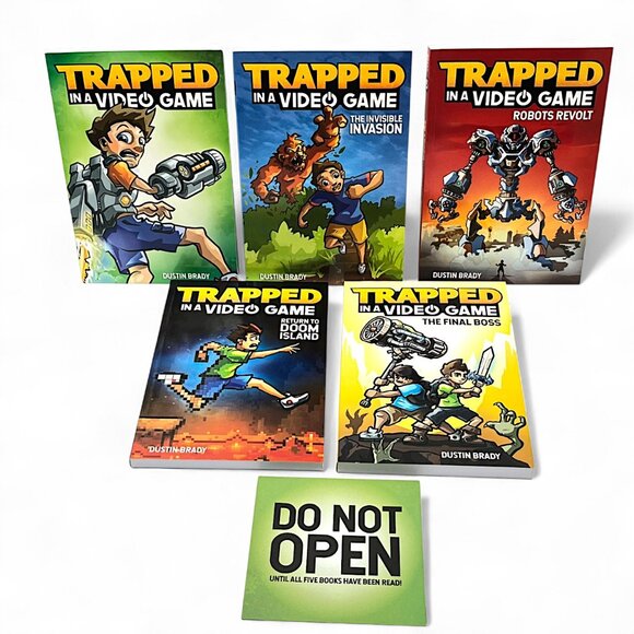 Trapped in a Video Game: The Complete Series (5 Books Included) by Dustin Brady - Picture 2 of 7